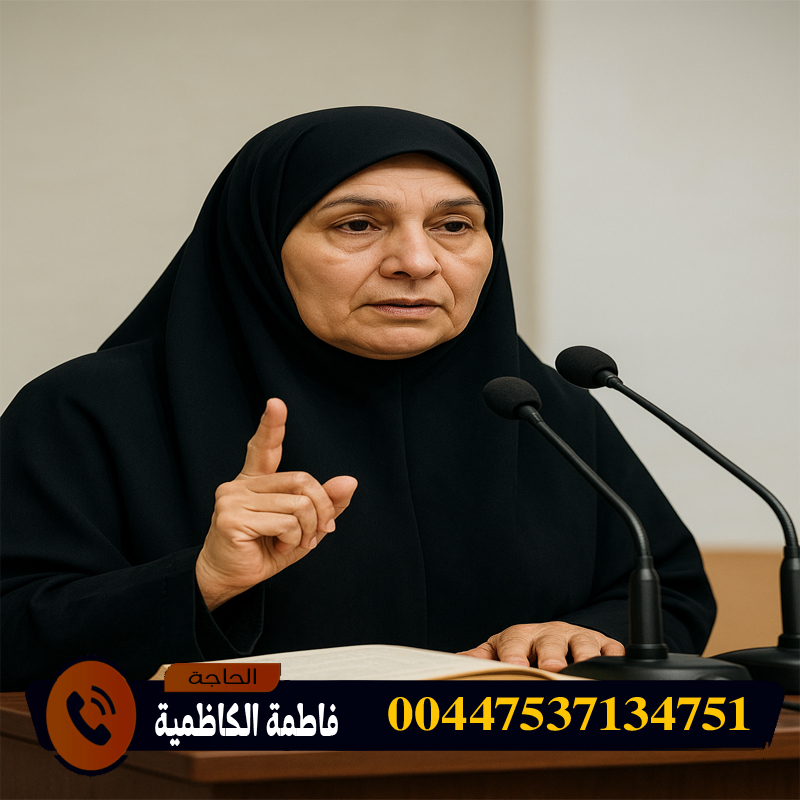 الحاجة فاطمة الكاظمية واحدة من اكـبر الرقاة والمعالجين بالطاقة 00447537134751